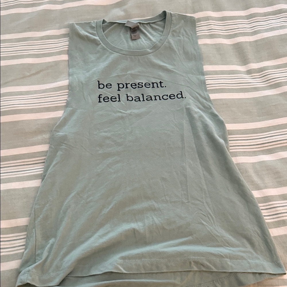 Women's Sleeveless Top - Be Present Feel Balanced